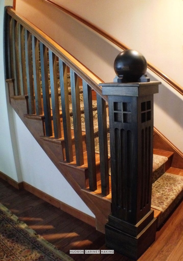 Mission Style / Arts & Crafts handrail post