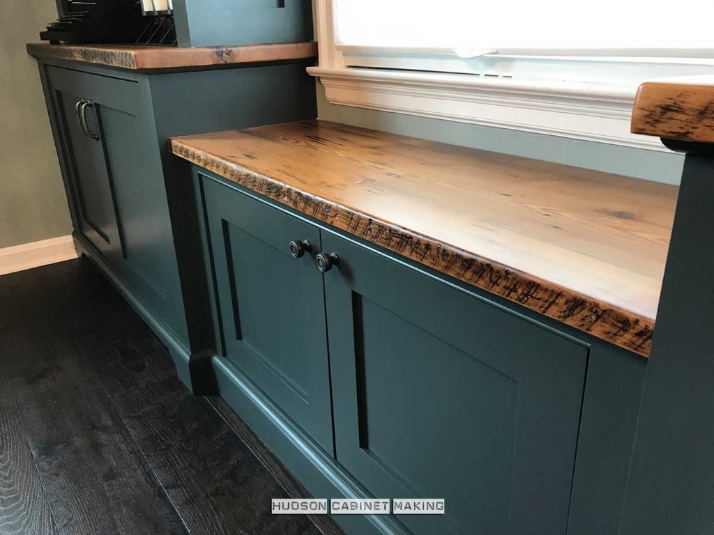 reclaimed wood counter tops