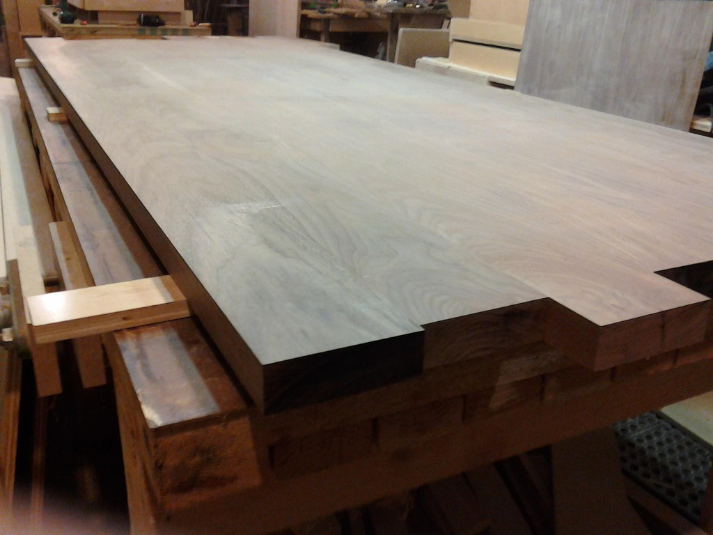 aligning walnut boards