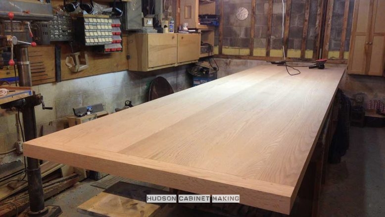 sixteen foot oak table